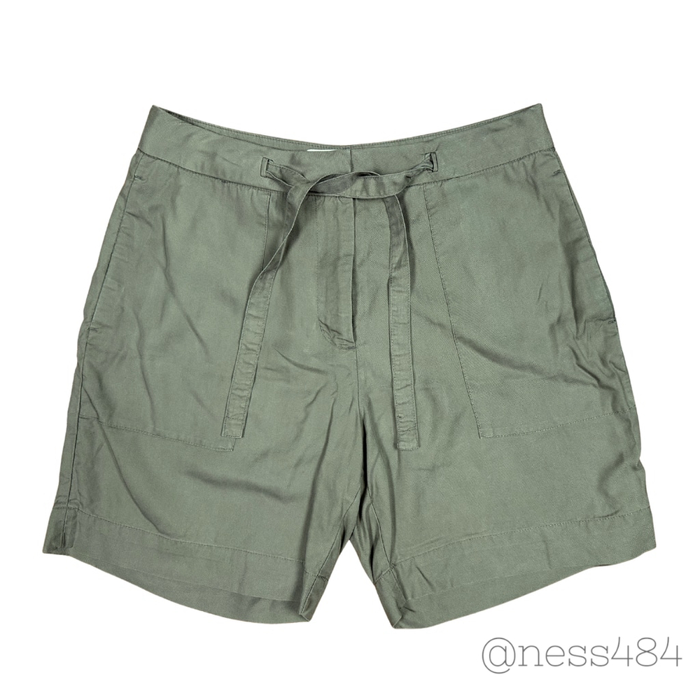 GANT Women‎ Olive Green Belted Utility Shorts Size 8